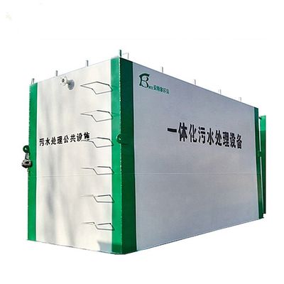 3000L/ώρα MBR MBBR A2O βιοφίλτρο για την επεξεργασία λυμάτων σφαγής