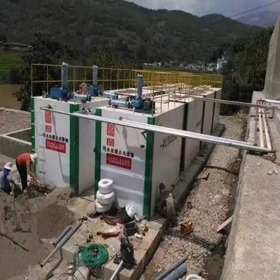 330*180*220cm Υπόγεια συστήματα επεξεργασίας λυμάτων τύπου MBR για εγκαταστάσεις επεξεργασίας νερού