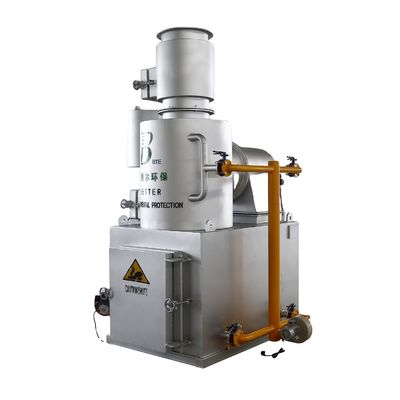 Βιομηχανική αποτέφρωση αποβλήτων 20-500kg/παρτίδα Δυνατότητα 2500kg βάρος Χωρίς καπνό λειτουργία