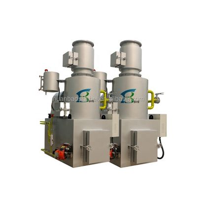 Καύσιμο με φυσικό αέριο 750L/h για ανακύκλωση βιομηχανικών αποβλήτων χωρητικότητα 30-500 kg ανά φορά