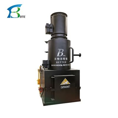 20-500kg/χρονο Δυνατότητα επεξεργασίας Αβλαβής αποτεφρωτής από χάλυβα άνθρακα για το σώμα ζώων