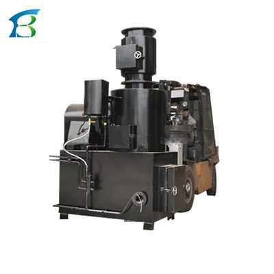 20-500kg/χρονο Δυνατότητα επεξεργασίας Αβλαβής αποτεφρωτής από χάλυβα άνθρακα για το σώμα ζώων