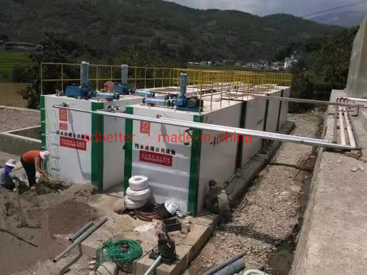 3000L/ώρα MBR MBBR A2O βιοφίλτρο για την επεξεργασία λυμάτων σφαγής