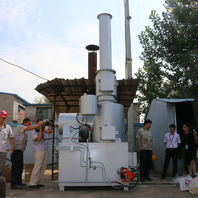 2300 kg Βάρος 10-500 kg/ώρα Χωρίς καπνό αποτεφρωτήρας για μηχανήματα απορριμμάτων νοσοκομείων