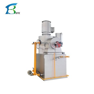 Καυστήρας σκουπιδιών ασήμι/μπλε 750L/h για την αθόρυβη καύση σκουπιδιών σε σταθμούς παραγωγής ηλεκτρικής ενέργειας